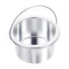 Pot with Handle, Sturdy, Portable Easy to Clean Aluminum Bowl 600ml Capacity Melting Bowl view 1