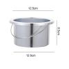 Pot with Handle, Sturdy, Portable Easy to Clean Aluminum Bowl 600ml Capacity Melting Bowl view 4