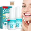 Teeth Whitening Paint, Tooth Polish Uptight White Instant Whitening Paint, Instant Strong White Tooth Stain Removal Care, for Sensitive Teeth (10cm, 2pcs) view 1