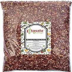 500g Dried Crushed Chilli Flakes | Red Chilli Flakes Indian Premium Quality by Masala Cottage