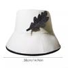 ARMYJY Fisherman Felt Sauna Hat,Excellent Insulation,Quick Water Absorption, Keeping your Head Dry and Comfortable(White) view 2