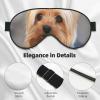 Cutest Yorkies Dog, Full Eye Covers Light Blocking Eye Mask Sleep Eye Mask Soft Blindfold Night Eyeshade view 4