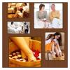 Pedicure BowlFoot BathFoot Bath Bowl Solid Wood Foot Tub, Foot Baths Wood Foot Tub, Wooden Foot Basin Foot Tub - Wooden Foot Bath Barrel Household Foot Tub T view 4