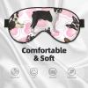 Boston Terrier, Full Eye Covers Light Blocking Eye Mask Sleep Eye Mask Soft Blindfold Night Eyeshade view 3