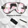 Boston Terrier, Full Eye Covers Light Blocking Eye Mask Sleep Eye Mask Soft Blindfold Night Eyeshade view 4
