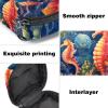 Zipper Menstrual Cup Pouch, Sanitary Napkin Storage Bags, Seahorse-1545 Soft Tampons Collect Holder Purse for Girls Women Ladies Feminine view 3