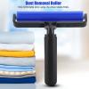 Sunicon Dust Removal Roller Cleaner Tool, Silicone Roller Screen Film Roller Squeegee Wheel Anti-Static Sticky Dust Collection for Household (8 Inch) view 2