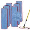 Replacement Microfiber Pad for Rubbermaid Commercial 18.5 Inch Mop Head - 6 Pack Wet & Dry Commercial Cleaning Refills Reusable Mops Refills Fit for Any Microfiber Flat Mop System 18.5" view 1