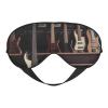 Eye Masks, Adjustable Sleep Mask Eye Cover Eyeshade Shade Cover for Sleeping,Shift Work,Guitar Bass Music Printed view 1