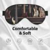 Eye Masks, Adjustable Sleep Mask Eye Cover Eyeshade Shade Cover for Sleeping,Shift Work,Guitar Bass Music Printed view 3