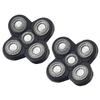 2Pcs 5D Electric Head Shaver Replacement Head,5 Blade Universal Rotary Razor Blade Head,Beard and Hair Trimmer Razor Accessories for Men view 1