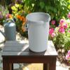 AaH1 5L Bucket Silver High Grade Durable Plastic Reusable Bucket with Litre Scale - Home Gardening cleaning view 4