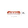 Instant Perfect Smile Dentures 1 Pair Instant Veneers Dentures with Hot Melt Beads, Whitening Cosmetic Tooth Clip in Veneers Teeth Top and Bottom Set for Men and Women view 2