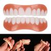 Instant Perfect Smile Dentures 1 Pair Instant Veneers Dentures with Hot Melt Beads, Whitening Cosmetic Tooth Clip in Veneers Teeth Top and Bottom Set for Men and Women view 4