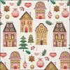 20 Napkins Winter Individual Houses and Trees as Table Decoration Paper Napkins with Motif Also for Decoupage and Decoupage 33 x 33 cm view 1