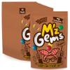 Mummy Meegz Mz Gems Chocolate Flavour Case Pack of 12 Sharing Bags (80g Each) - Vegan Chocolate Sweets with Creamy Centre & Crunchy Shell, No Palm Oil view 1