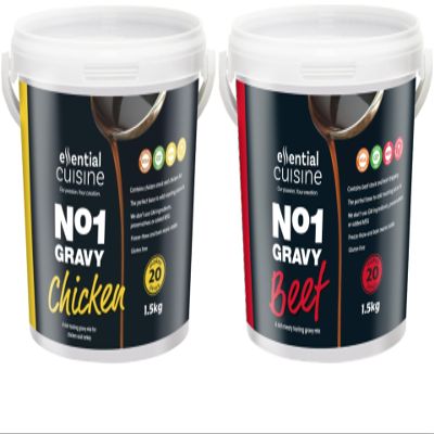 Essential Cuisine No. 1 Bundle - BEEF & CHICKEN Gravy Mix - 2 x 1.5kg