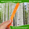 Luxshiny 100 Pcs Wooden Craft Sticks with Smooth Surfaces and Sturdy Material, Assorted Colour Ice Cream Sticks for Classroom DIY Projects and Creative Crafting view 3