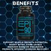 Optimised Research Labs EPI  90 Epicatechin Supplement High Strength Muscle Builder, Muscle Recovery, Increase Strength & Endurance, Antioxidant, 30 Day Supply  150mg (-) 90% Vegan Friendly view 4
