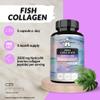 Marine Collagen Peptides NatiCol - 3000 mg per Serving - 150 Capsules - 1 Month Supply - Fish Collagen Protein for Healthy Skin, Joints and Hair - by Apollo's Hegemony view 4