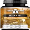 Biotin 10 mg per Tablet - 180 Vegan Tablets - 720 Servings - Supports Healthy Skin, Nails and Hair -Vitamin B7 Supplement - by Apollo's Hegemony view 1
