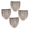 Artibetter Glasses Side Shield Tpu Protective Wings Dark Brown Eyewear Protector for Safety Glasses Side Sun Shields 2 Pairs Pack Suitable for Outdoor Activities view 1