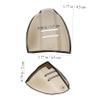 Artibetter Glasses Side Shield Tpu Protective Wings Dark Brown Eyewear Protector for Safety Glasses Side Sun Shields 2 Pairs Pack Suitable for Outdoor Activities view 2
