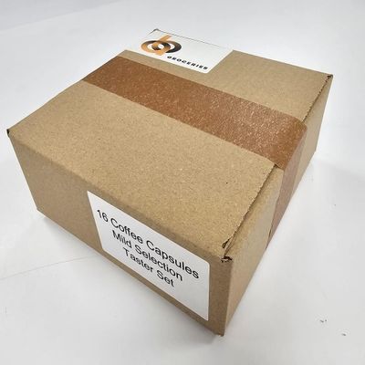 16x Coffee Capsules Pod for Vertuo Machines | Taster Set with Biscuits, Chocolate, Sugar or Milk in Gift Box (Mild selection)