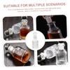 MOLUCKFU Sealed Bitters Bottle Glass with Removable Stopper for Cocktails view 2