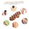 MOLUCKFU Sandalwood Massage Brush for Neck and Face Handheld Therapeutic Wood Stick Body Massage Tool for Thighs view 2