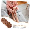 MOLUCKFU Sandalwood Massage Brush for Neck and Face Handheld Therapeutic Wood Stick Body Massage Tool for Thighs view 4
