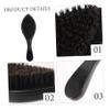 Gogogmee Wooden Handle Beard Brush with Boar Bristles Mens Hair Detangling Grooming Brush for Mustache and Beard Styling view 4