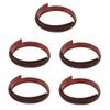 minkissy 5pcs Door Ramps for Home Entrance Transition Strip Self-adhesive Wheelchair for Robot Mats for Sweeping Robot view 1
