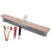 6 Piece Wire Broom Set, Metal Broom Base, Wire Broom for s and Moss with Brush Shovel Tool, 20/30/50cm Stainless Steel Wire Broom for s, Garden Broom for Scrubbing Decks, Driveways and Patios view 1