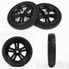 KWIBYBGS 12 inch Wheelchair Rear Wheel, Electric Wheelchair Accessories for the Elderly, Replacement Wheel, Pu Non-Inflatable Wheel/Black/12Inch(2 Counts) view 3