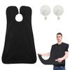 SSKHE Beard bib apron,beard hair catcher waterproof non-stick grooming Cloth,shaving trimming beard hair catcher with 2 Suction Cups for men view 1