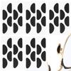 20 Pairs Glasses Nose Pads, Self Adhesive Sponge Nose Pads D Shaped Soft Nose Pads Non Slip Glasses Nose Pads Nose Pads for Glasses and SunglassesBlack view 1