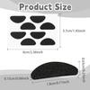 20 Pairs Glasses Nose Pads, Self Adhesive Sponge Nose Pads D Shaped Soft Nose Pads Non Slip Glasses Nose Pads Nose Pads for Glasses and SunglassesBlack view 2