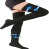 20-30 mmHg Thigh High Compression Socks 1 Pair Open- Toe Compression Stockings for Men Women Varicose Veins Edema DVT Swollen legs Travel Flight Pregnant view 1
