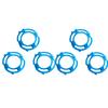 6 pcs SH50 Retaining Rings Replacement for Shaver Heads,Compatible with Series 5000 Razor Head, S5000 Shaver Head Accessories view 1