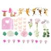 Fairy Cake Topper Fairy Garden Theme Cake Decor Pink Fairy Door for Birthday Baby Shower view 3