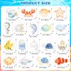36PCS Under the Sea Cake Decorations, Mermaid Cupcake Toppers,Ocean Animal Cake Decorations for Under the Sea Theme Baby Shower Supplies Birthday Party view 2