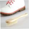 1PC Clothes Brush Soft Bristles Laundry Cleaning Brush with Long Wooden Handle for Home Office. view 3