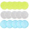15Pcs Reusable Mop Pads Water-Absorbent Spin Mop Pads 5.9  6.3 Inch Easy Cleaning Round Microfiber Mop Pads Refill Replacements for Floor Cleanining. view 1