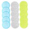 15Pcs Reusable Mop Pads Water-Absorbent Spin Mop Pads 5.9  6.3 Inch Easy Cleaning Round Microfiber Mop Pads Refill Replacements for Floor Cleanining. view 3
