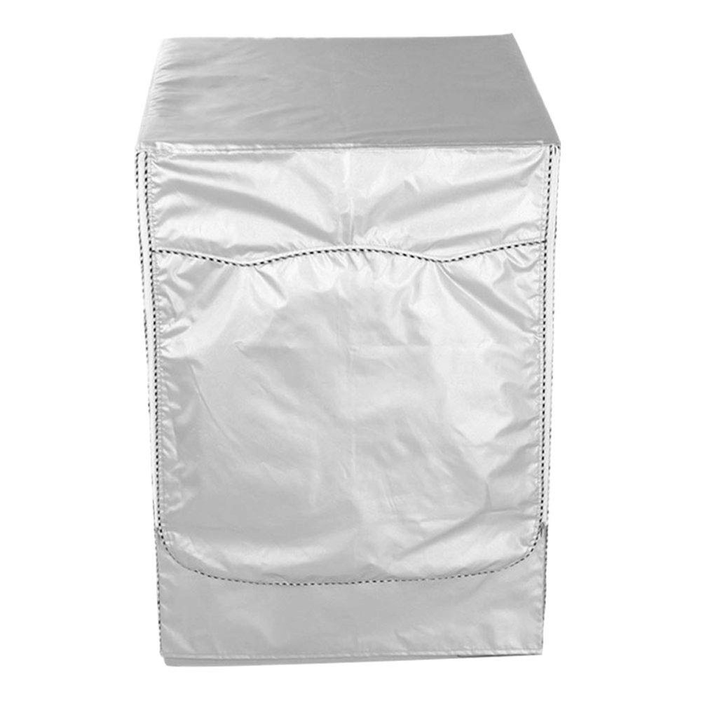 NDNCZDHC Household Universal Waterproof Sunscreen Washing Machine Dust Cover Protector Accessory(L)