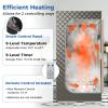 COSTWAY Portable Sauna Steam for Home, Full Body Sauna Tent Steam Room with 3L Steamer Generator, Remote Control and Folding Chair, Personal Home Sauna Pod Box for Therapy Detox Slimming (Grey) view 2