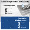 COSTWAY Portable Sauna Steam for Home, Full Body Sauna Tent Steam Room with 3L Steamer Generator, Remote Control and Folding Chair, Personal Home Sauna Pod Box for Therapy Detox Slimming (Grey) view 4