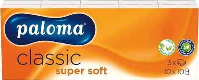 ZYBUX - Super Soft Pocket Tissues - 10 Pack - 3-Ply Facial Tissues for Purse, Hand Bags