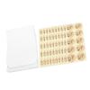 100pcs Flat Paper Bags with 100 Count Stickers, Bags Treat Bags Self Adhesive White Translucent Paper Snack Bags for Nail Jewelry Candy Wedding view 3